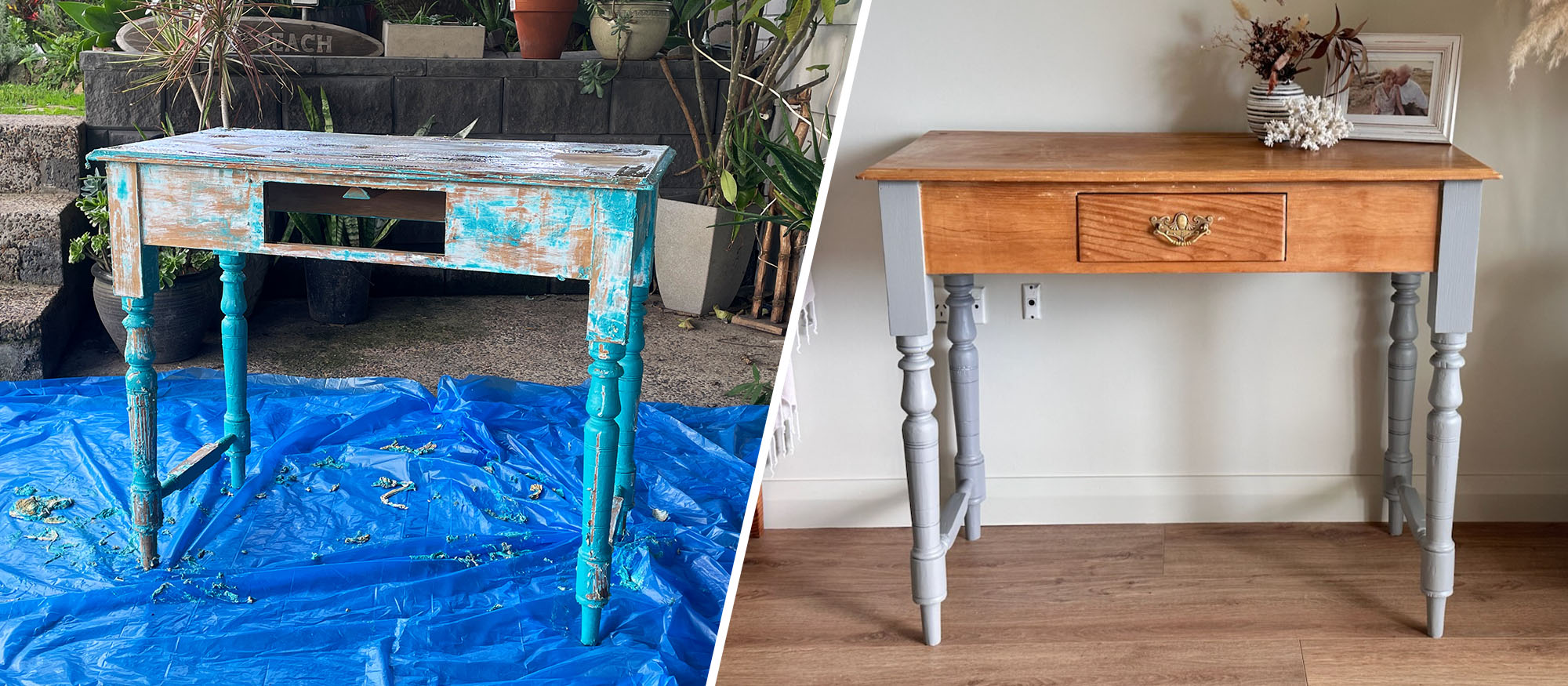 How To Upcycle A Marketplace Timber Desk